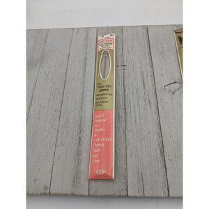 Vintage J&P Coats Neck Opening Metal Zipper 18" Ecru 16 Off-White Tan